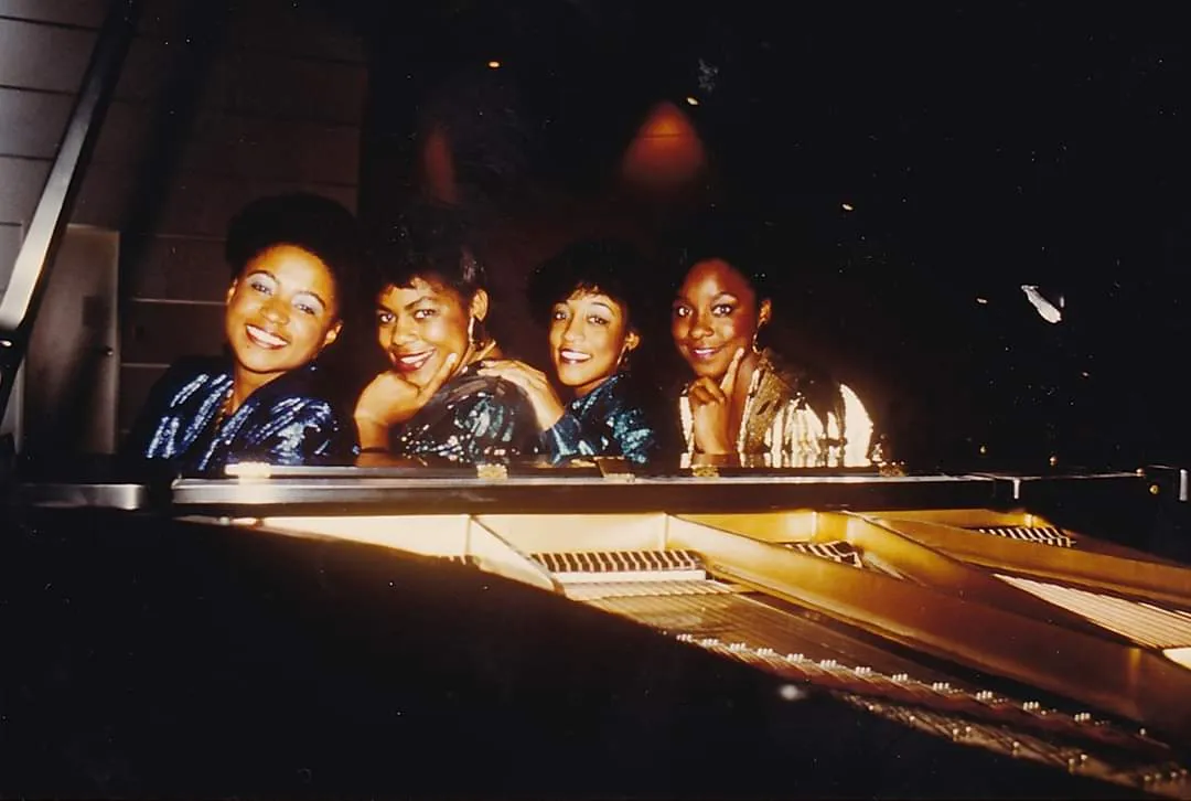 Band performing together